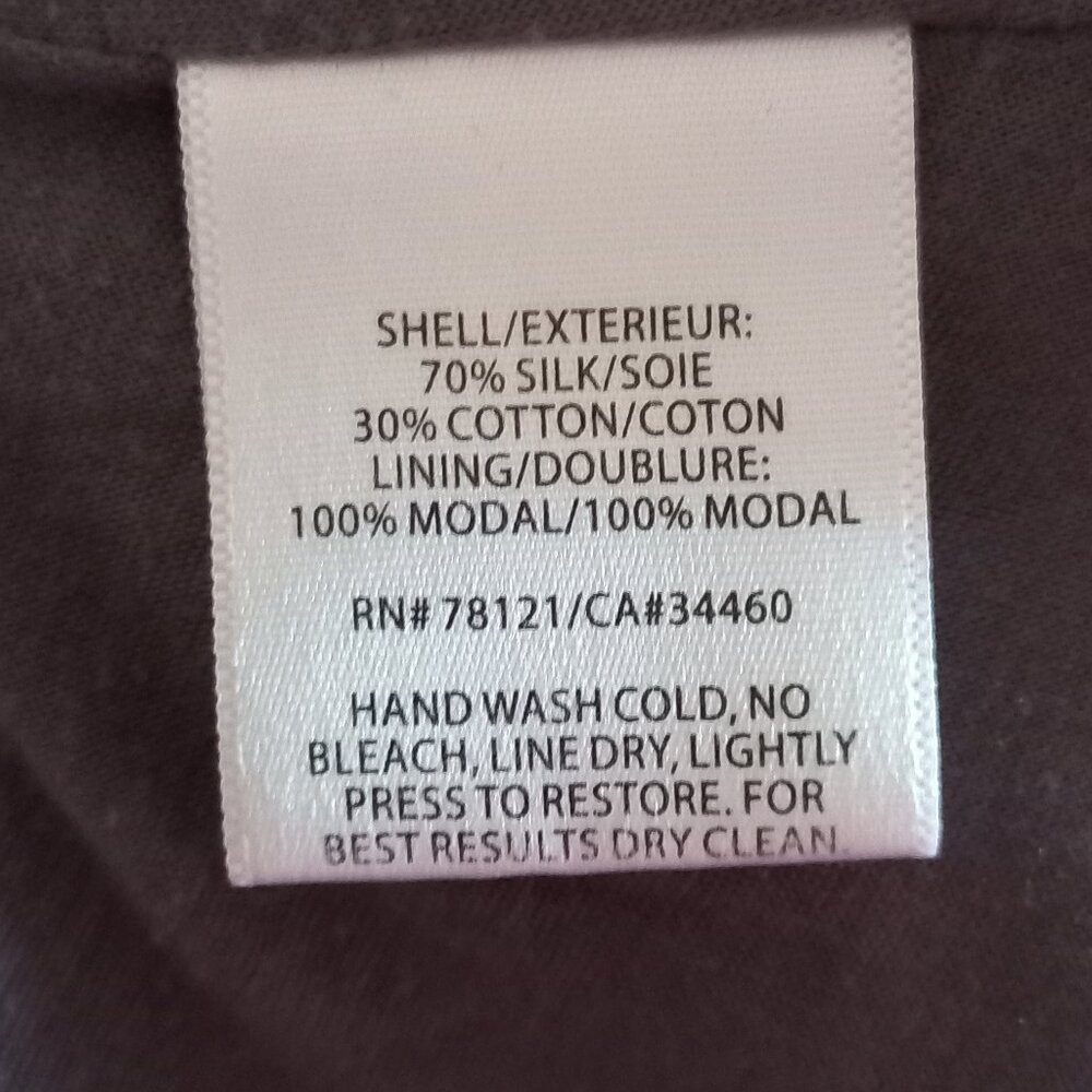 EILEEN FISHER silk blend grey tiered maxi skirt - Picture 11 of 11